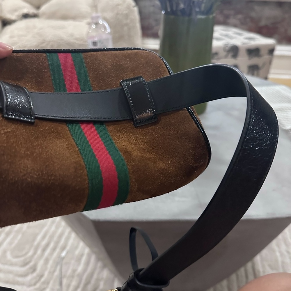 Rare Gucci Brown and black vintage waist bag - Picture 5 of 8